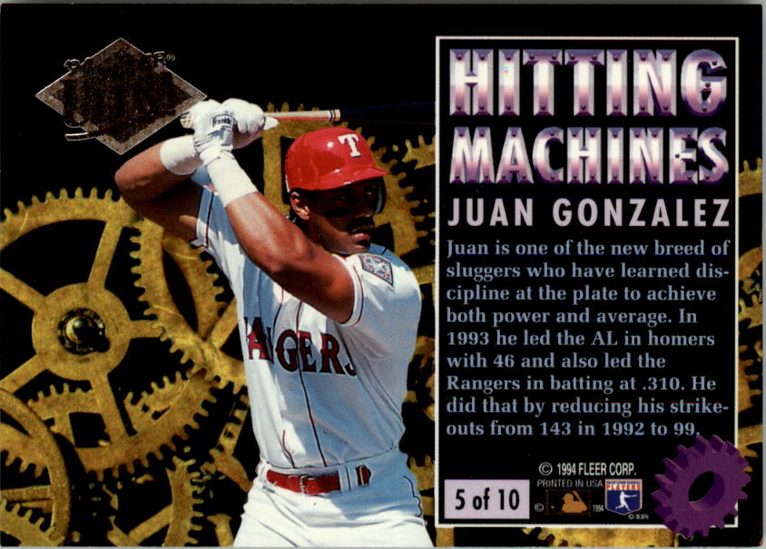 1994 Ultra (Fleer) Baseball "Insert" Cards - Picture 118 of 177
