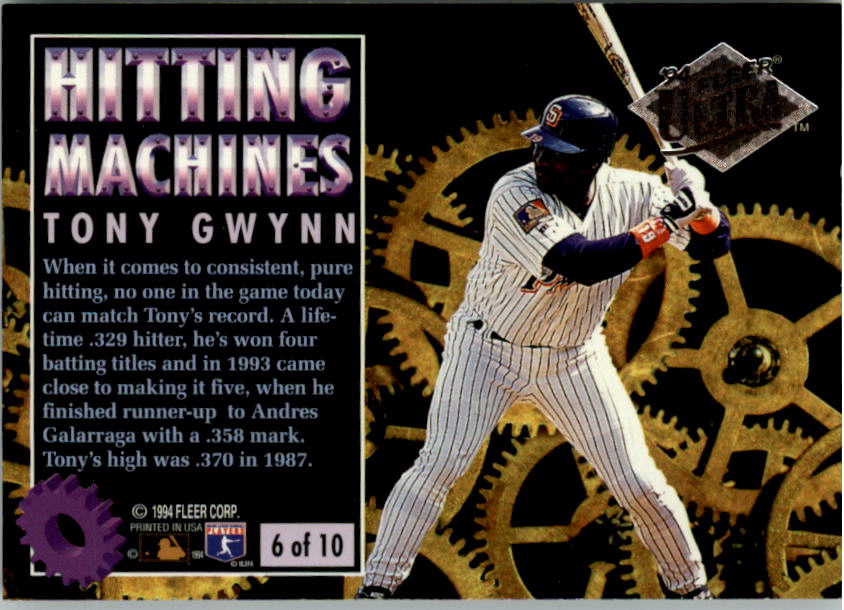 1994 Ultra (Fleer) Baseball "Insert" Cards - Picture 120 of 177