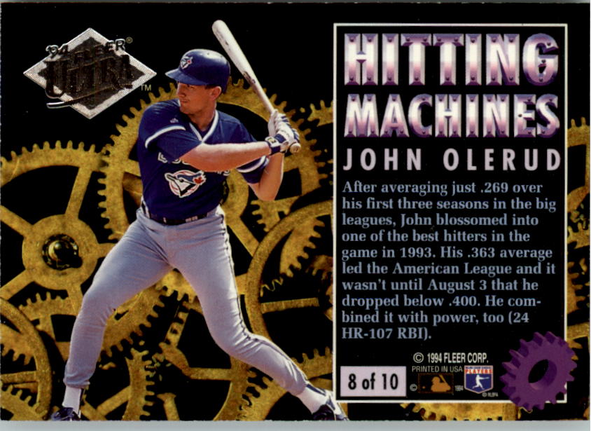 1994 Ultra (Fleer) Baseball "Insert" Cards - Picture 124 of 177