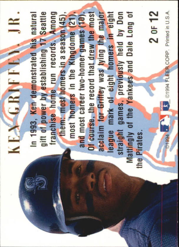 1994 Ultra (Fleer) Baseball "Insert" Cards - Picture 132 of 177