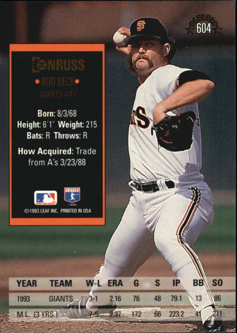 1994 Donruss Baseball Cards 476 659 Pick Your Players EBay
