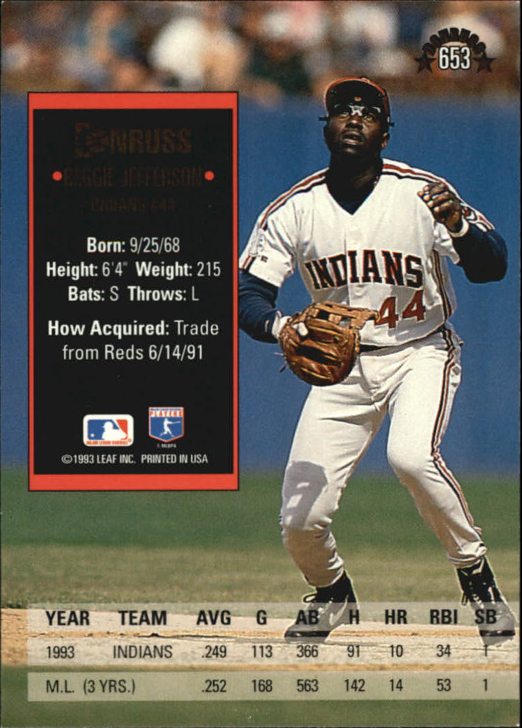 1994 Donruss Baseball Cards 476 659 Pick Your Players EBay