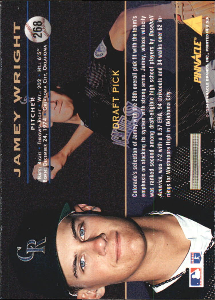 1994 Pinnacle Baseball Card Pick 251-500 - Picture 36 of 498