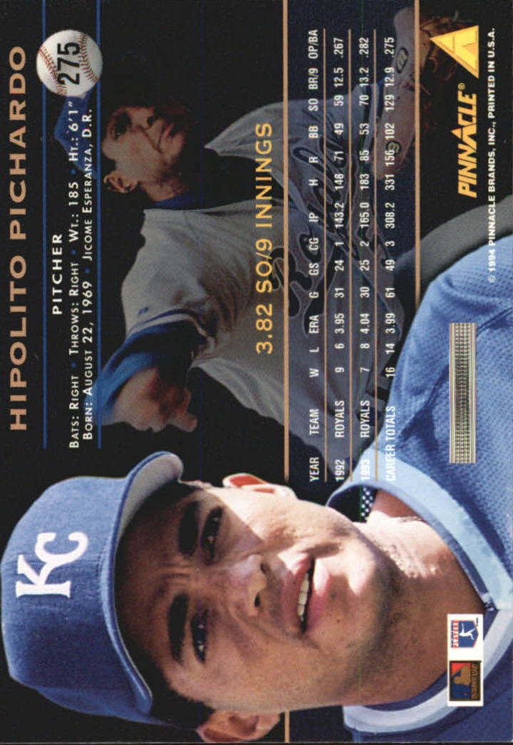 1994 Pinnacle Baseball Card Pick 251-500 - Picture 50 of 498