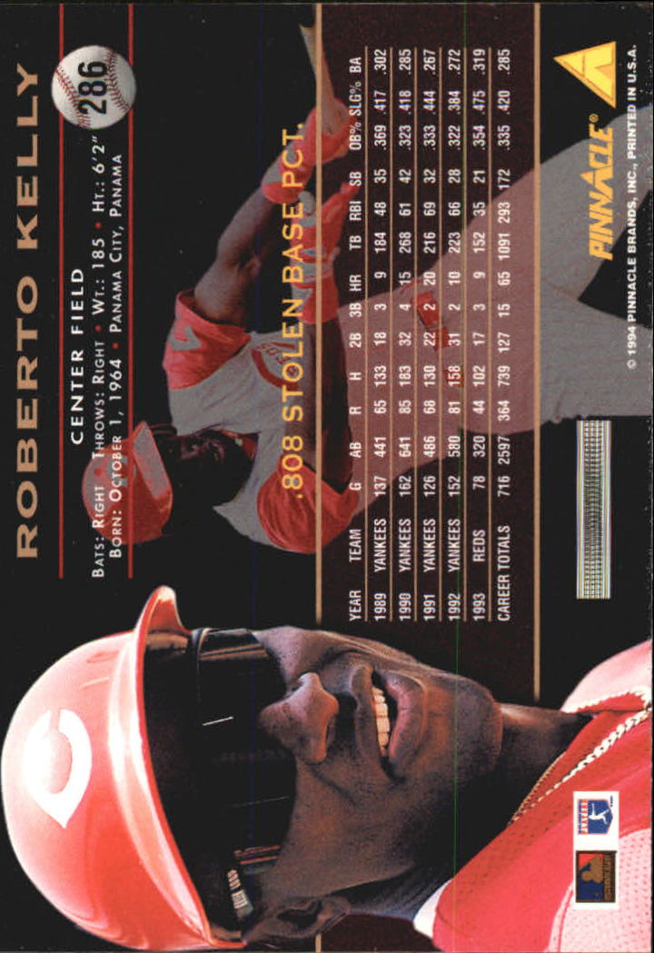 1994 Pinnacle Baseball Card Pick 251-500 - Picture 72 of 498