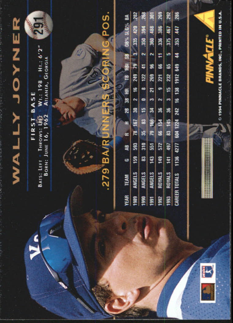 1994 Pinnacle Baseball Card Pick 251-500 - Picture 82 of 498
