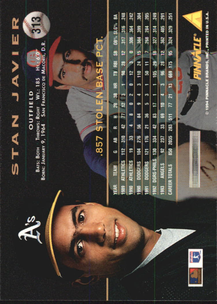 1994 Pinnacle Baseball Card Pick 251-500 - Picture 126 of 498