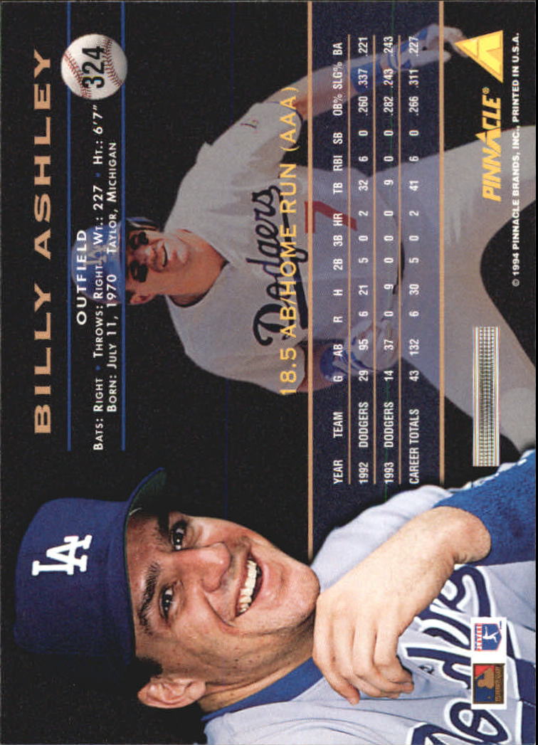 1994 Pinnacle Baseball Card Pick 251-500 - Picture 148 of 498