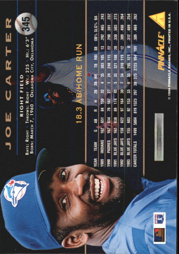 1994 Pinnacle Baseball Card Pick 251-500 - Picture 190 of 498