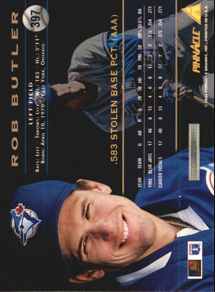 1994 Pinnacle Baseball Card Pick 251-500 - Picture 294 of 498