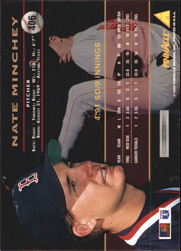 1994 Pinnacle Baseball Card Pick 251-500 - Picture 312 of 498