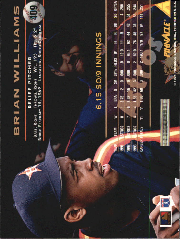 1994 Pinnacle Baseball Card Pick 251-500 - Picture 318 of 498