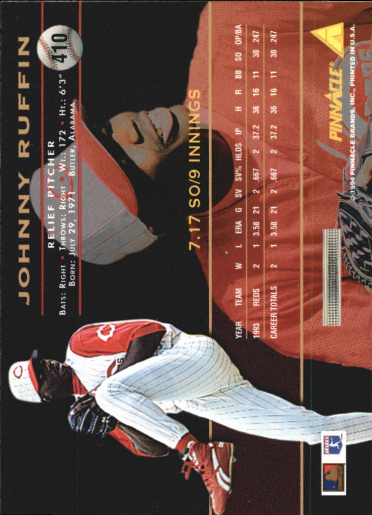 1994 Pinnacle Baseball Card Pick 251-500 - Picture 320 of 498