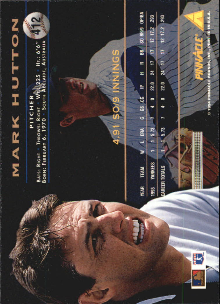 1994 Pinnacle Baseball Card Pick 251-500 - Picture 324 of 498