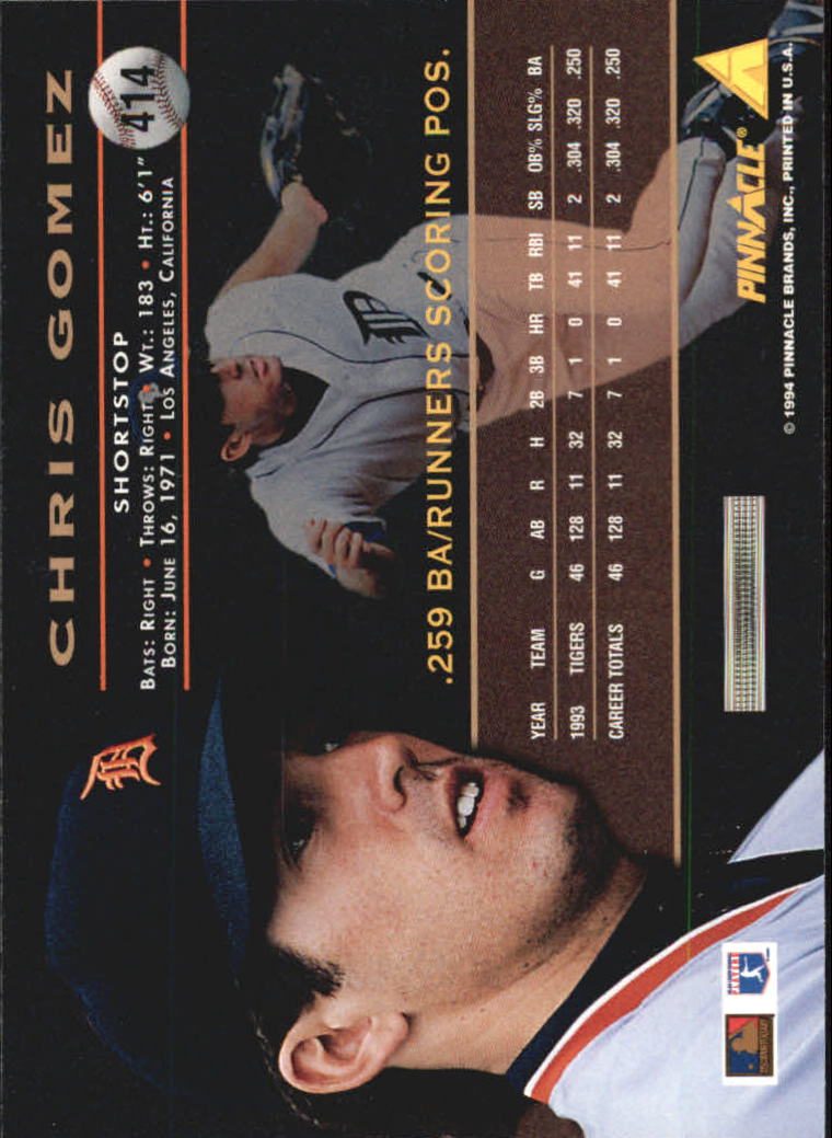 1994 Pinnacle Baseball Card Pick 251-500 - Picture 328 of 498