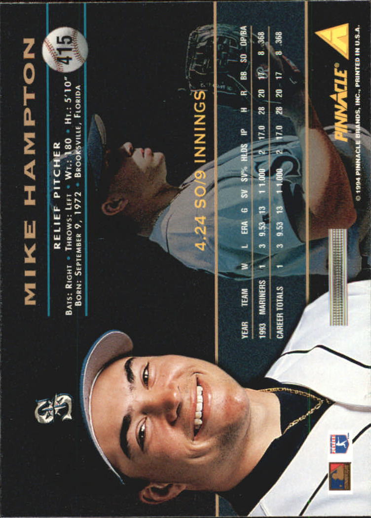 1994 Pinnacle Baseball Card Pick 251-500 - Picture 330 of 498