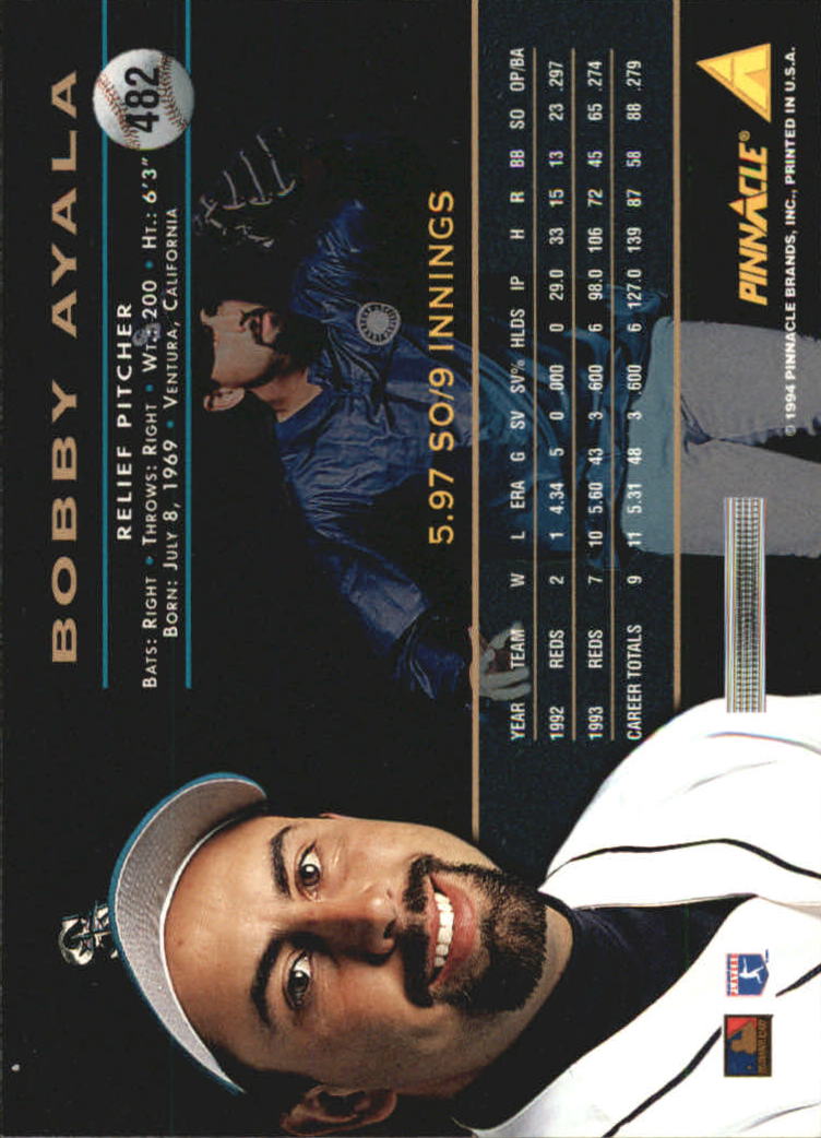 1994 Pinnacle Baseball Card Pick 251-500 - Picture 462 of 498