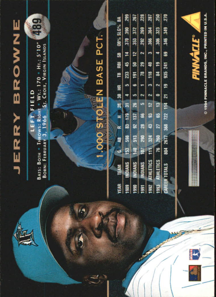 1994 Pinnacle Baseball Card Pick 251-500 - Picture 476 of 498