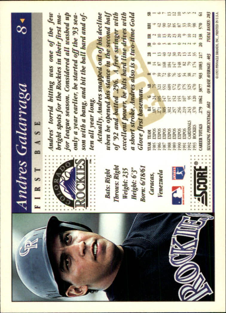 1998 Pinnacle #91 Carlos Baerga - NM-MT