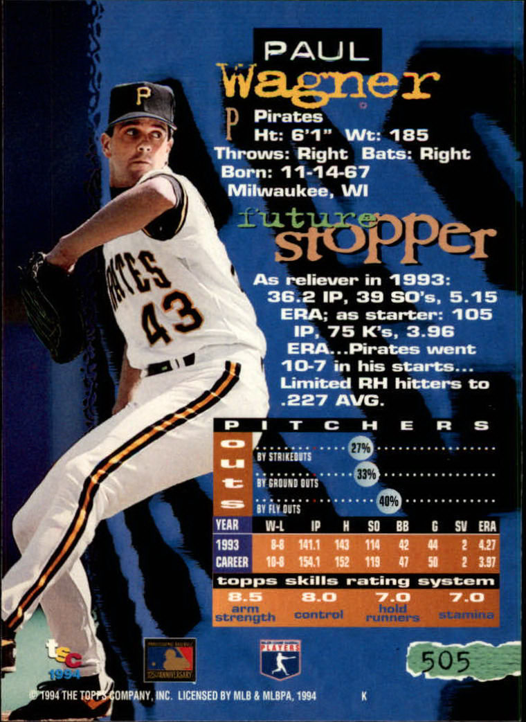1994 Stadium Club Baseball Part 3 Main Set Card #501-720 - Picture 11 of 429