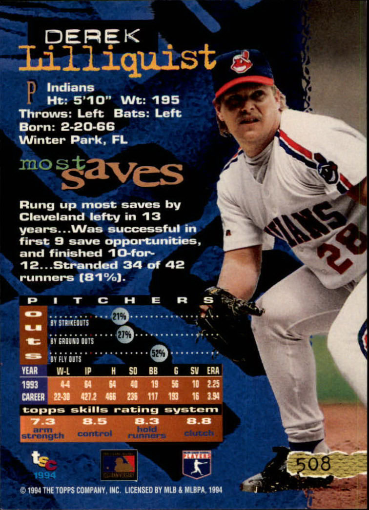 1994 Stadium Club Baseball Part 3 Main Set Card #501-720 - Picture 17 of 429