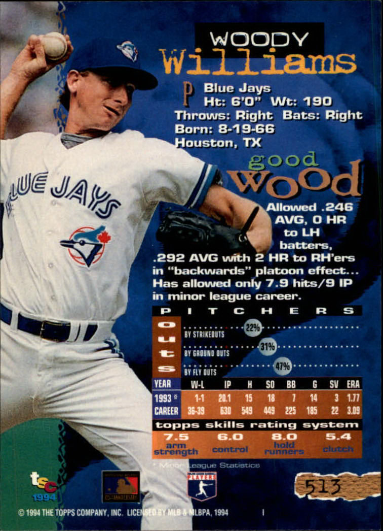 1994 Stadium Club Baseball Part 3 Main Set Card #501-720 - Picture 25 of 429
