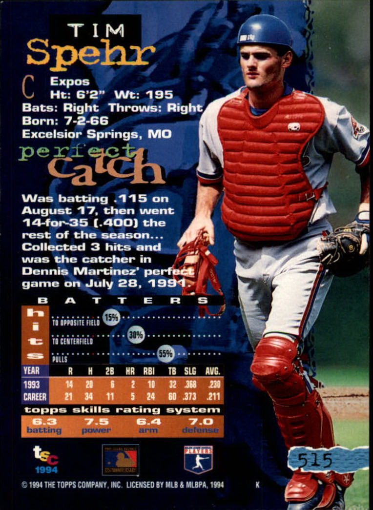 1994 Stadium Club Baseball Part 3 Main Set Card #501-720 - Picture 27 of 429