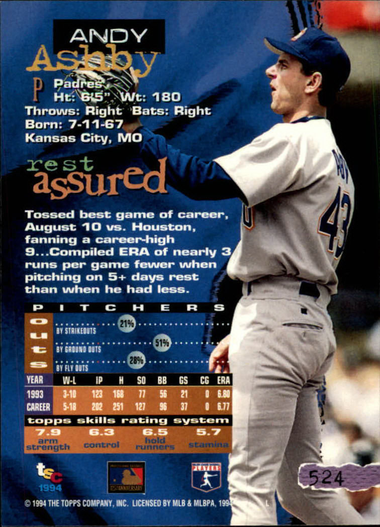 1994 Stadium Club Baseball Part 3 Main Set Card #501-720 - Picture 45 of 429