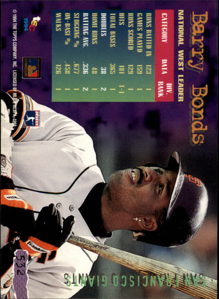 1994 Stadium Club Baseball Part 3 Main Set Card #501-720 - Picture 61 of 429