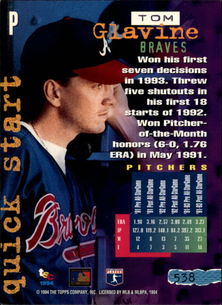 1994 Stadium Club Baseball Part 3 Main Set Card #501-720 - Picture 71 of 429