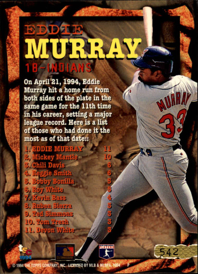 1994 Stadium Club Baseball Part 3 Main Set Card #501-720 - Picture 75 of 429