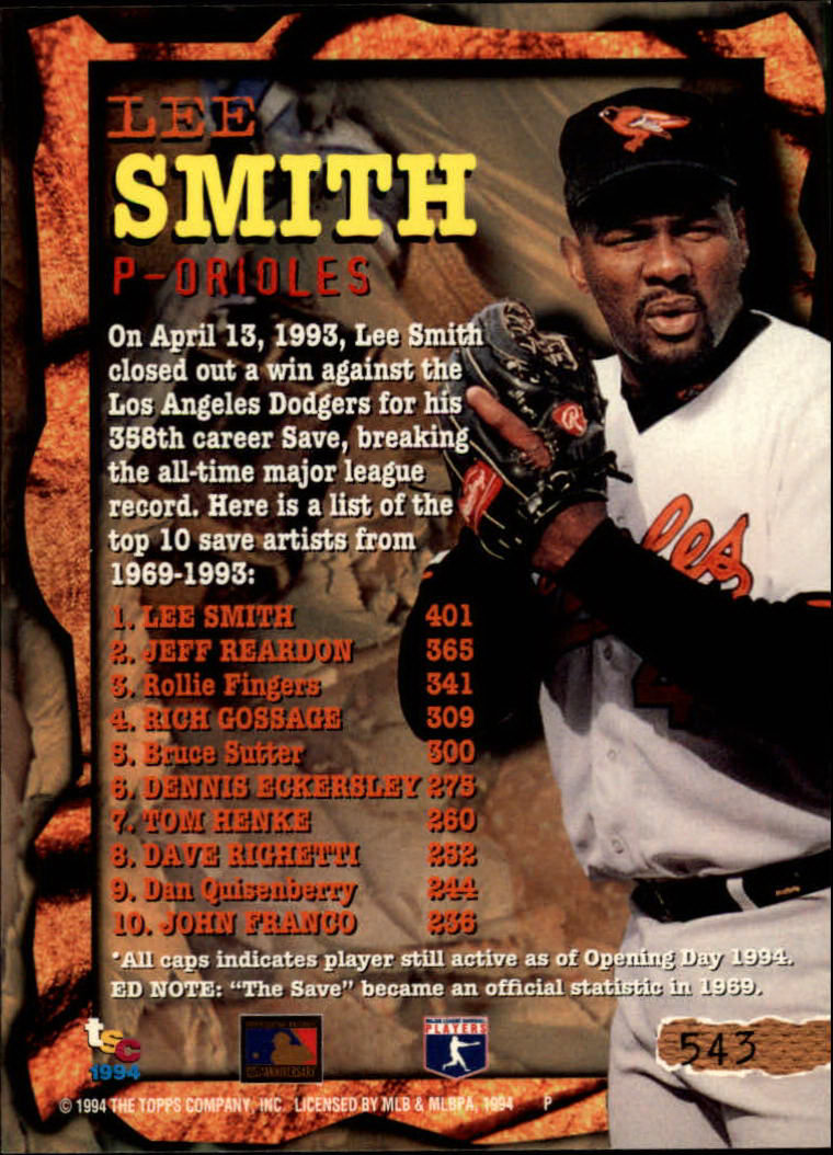 1994 Stadium Club Baseball Part 3 Main Set Card #501-720 - Picture 77 of 429