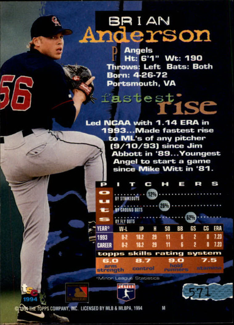 1994 Stadium Club Baseball Part 3 Main Set Card #501-720 - Picture 131 of 429