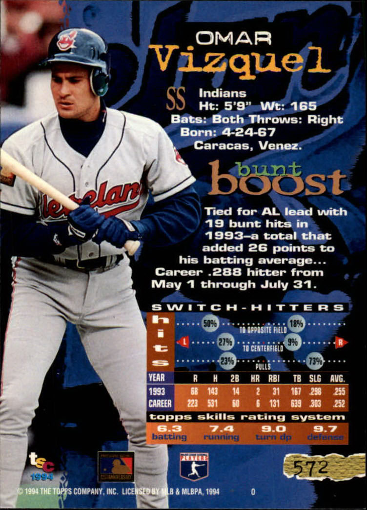 1994 Stadium Club Baseball Part 3 Main Set Card #501-720 - Picture 133 of 429
