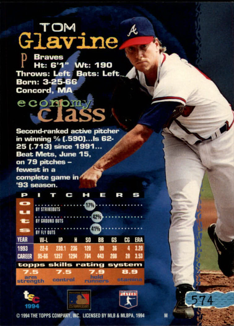 1994 Stadium Club Baseball Part 3 Main Set Card #501-720 - Picture 137 of 429
