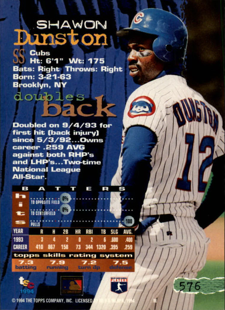 1994 Stadium Club Baseball Part 3 Main Set Card #501-720 - Picture 141 of 429