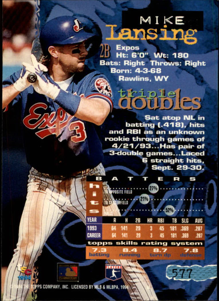 1994 Stadium Club Baseball Part 3 Main Set Card #501-720 - Picture 143 of 429