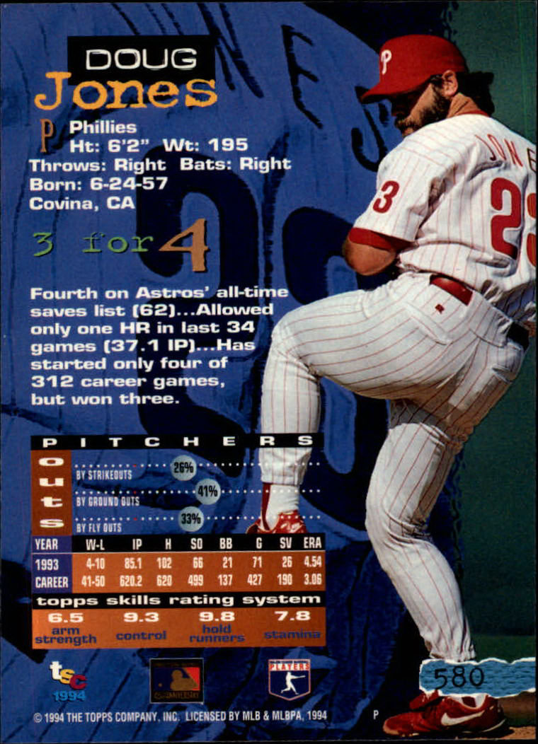 1994 Stadium Club Baseball Part 3 Main Set Card #501-720 - Picture 149 of 429