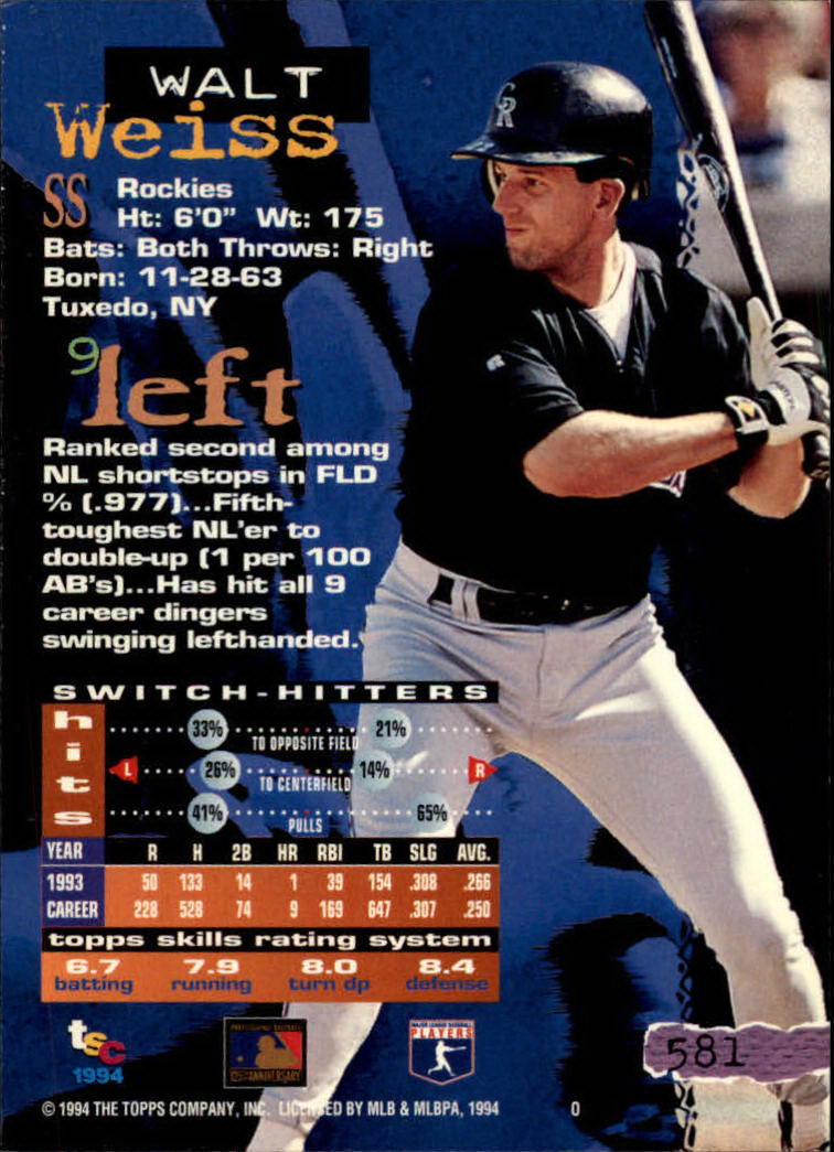 1994 Stadium Club Baseball Part 3 Main Set Card #501-720 - Picture 151 of 429