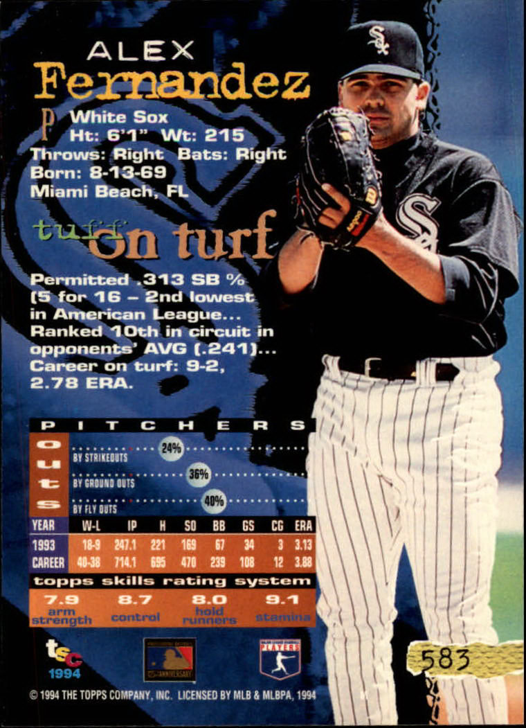 1994 Stadium Club Baseball Part 3 Main Set Card #501-720 - Picture 155 of 429