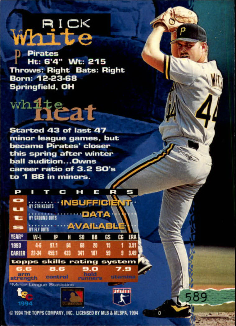 1994 Stadium Club Baseball Part 3 Main Set Card #501-720 - Picture 167 of 429