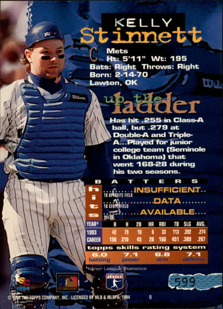 1994 Stadium Club Baseball Part 3 Main Set Card #501-720 - Picture 187 of 429