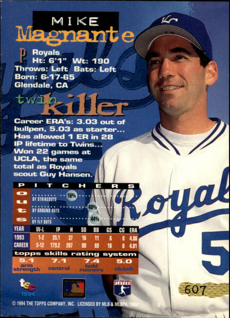 1994 Stadium Club Baseball Part 3 Main Set Card #501-720 - Picture 203 of 429