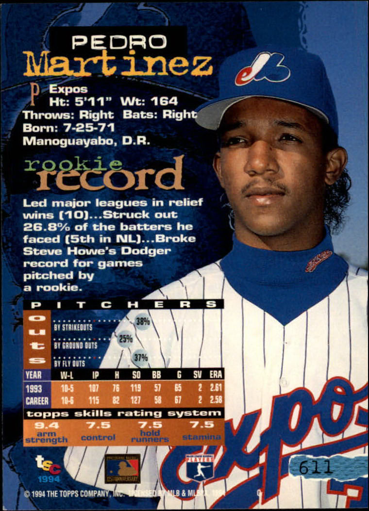 1994 Stadium Club Baseball Part 3 Main Set Card #501-720 - Picture 211 of 429