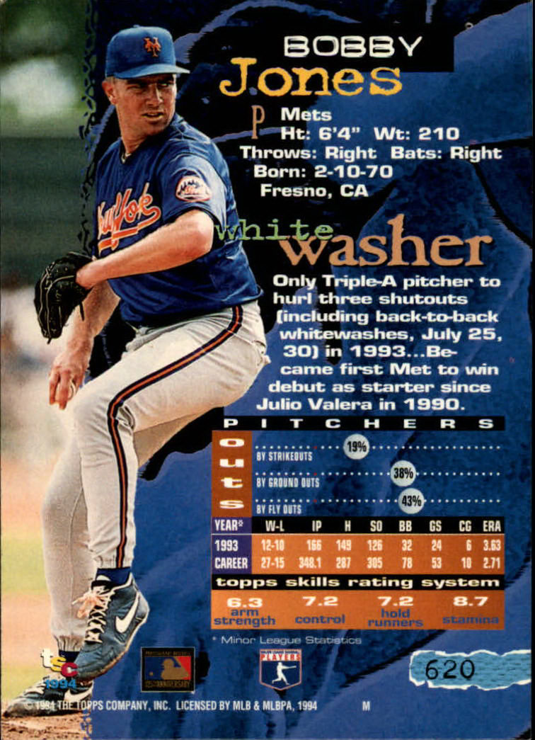 1994 Stadium Club Baseball Part 3 Main Set Card #501-720 - Picture 229 of 429
