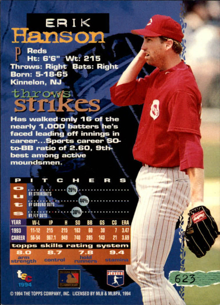 1994 Stadium Club Baseball Part 3 Main Set Card #501-720 - Picture 235 of 429