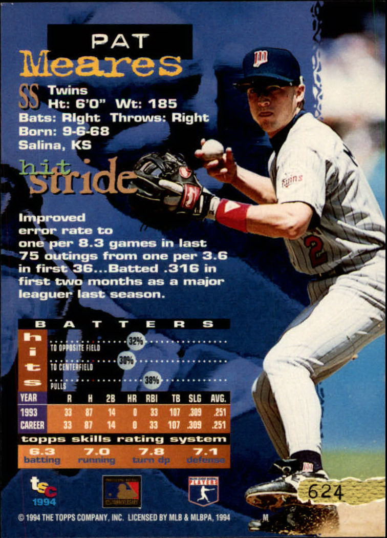 1994 Stadium Club Baseball Part 3 Main Set Card #501-720 - Picture 237 of 429