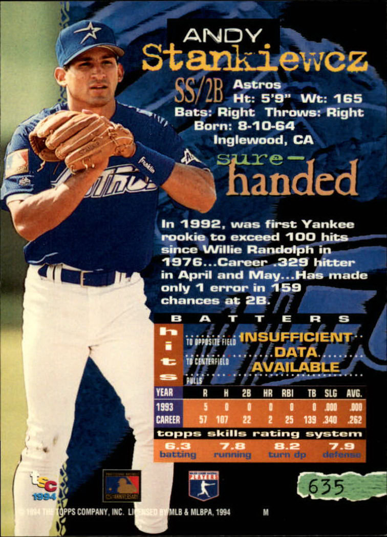1994 Stadium Club Baseball Part 3 Main Set Card #501-720 - Picture 259 of 429