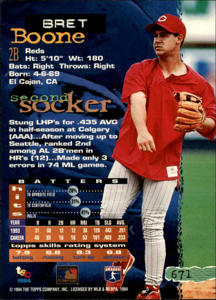 1994 Stadium Club Baseball Part 3 Main Set Card #501-720 - Picture 331 of 429