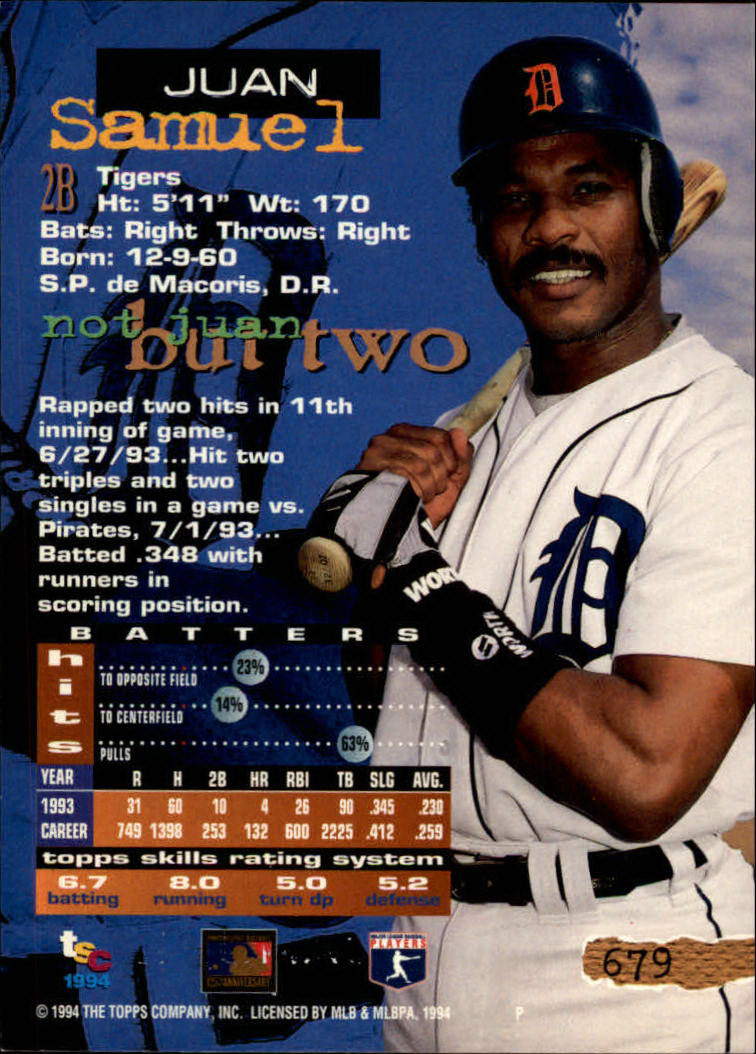 1994 Stadium Club Baseball Part 3 Main Set Card #501-720 - Picture 347 of 429
